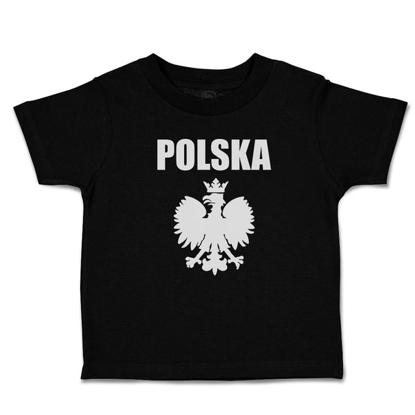 Cute Toddler Clothes Polska An Silhouette Coat of Arms of Poland Toddler Shirt