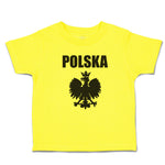 Cute Toddler Clothes Polska An Silhouette Coat of Arms of Poland Toddler Shirt