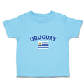 Cute Toddler Clothes Flag of Uruguay Usa Toddler Shirt Baby Clothes Cotton