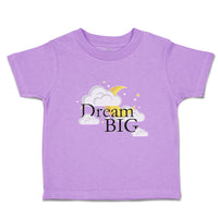 Toddler Clothes Dream Big with Clouds Toddler Shirt Baby Clothes Cotton