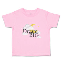 Toddler Clothes Dream Big with Clouds Toddler Shirt Baby Clothes Cotton