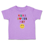 Toddler Clothes Nana Loves Me! with Smile Toddler Shirt Baby Clothes Cotton