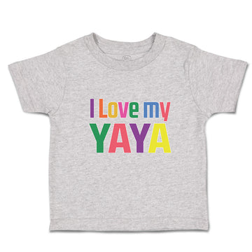 Toddler Clothes I Love My Yaya Toddler Shirt Baby Clothes Cotton