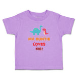 Toddler Clothes My Auntie Loves Me! Toddler Shirt Baby Clothes Cotton