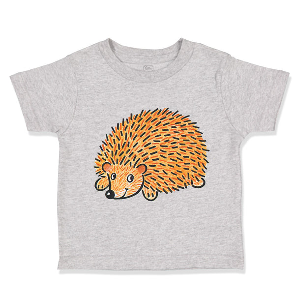 Toddler Clothes Brown Hedgehog Toddler Shirt Baby Clothes Cotton