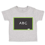 Toddler Clothes Blackboard Abc Teacher School Education Toddler Shirt Cotton