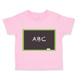 Toddler Clothes Blackboard Abc Teacher School Education Toddler Shirt Cotton