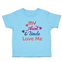 Toddler Clothes My Aunt & Uncle Love Me Toddler Shirt Baby Clothes Cotton