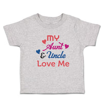 Toddler Clothes My Aunt & Uncle Love Me Toddler Shirt Baby Clothes Cotton