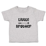 Cute Toddler Clothes Little Brother with Love Arrow Heart Pointed Toddler Shirt