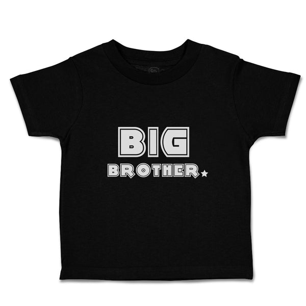 Cute Toddler Clothes Big Brother and Star Toddler Shirt Baby Clothes Cotton