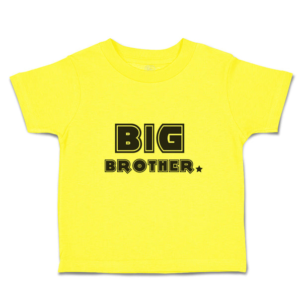 Cute Toddler Clothes Big Brother and Star Toddler Shirt Baby Clothes Cotton