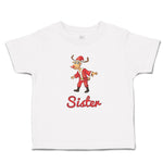 Cute Toddler Clothes Sister Deer Christmas Santa Claus's Costume Horns Cotton