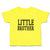 Cute Toddler Clothes Little Brother Style 4 Toddler Shirt Baby Clothes Cotton