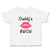 Toddler Girl Clothes Daddy's #Wcw with Lipstick Mark Toddler Shirt Cotton