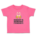 Toddler Girl Clothes Daddy's Sunday Funday! Toddler Shirt Baby Clothes Cotton