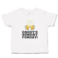 Toddler Girl Clothes Daddy's Sunday Funday! Toddler Shirt Baby Clothes Cotton