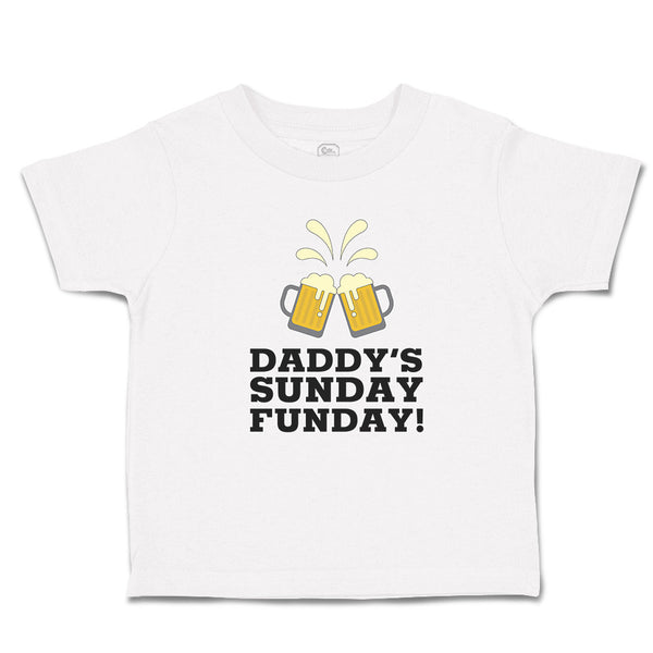 Toddler Girl Clothes Daddy's Sunday Funday! Toddler Shirt Baby Clothes Cotton