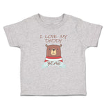 Toddler Clothes I Love My Daddy Bear Toddler Shirt Baby Clothes Cotton