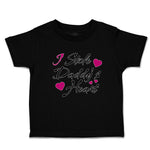 Toddler Clothes I Stole Daddy's Heart Toddler Shirt Baby Clothes Cotton