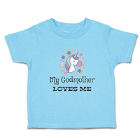 Toddler Clothes My Godmother Loves Me Toddler Shirt Baby Clothes Cotton