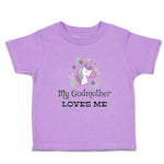 Toddler Clothes My Godmother Loves Me Toddler Shirt Baby Clothes Cotton