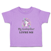 Toddler Clothes My Godmother Loves Me Toddler Shirt Baby Clothes Cotton