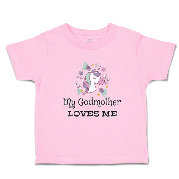 Toddler Clothes My Godmother Loves Me Toddler Shirt Baby Clothes Cotton