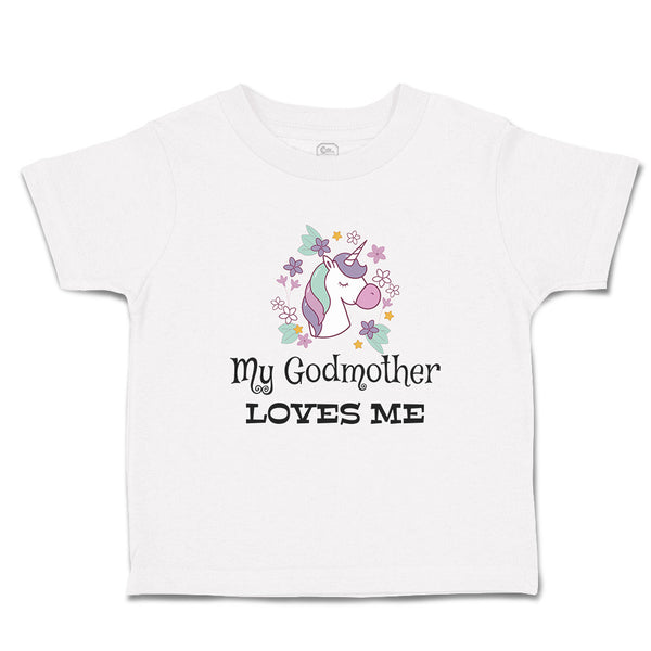 Toddler Clothes My Godmother Loves Me Toddler Shirt Baby Clothes Cotton