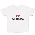 Toddler Clothes I Love Grandma Toddler Shirt Baby Clothes Cotton