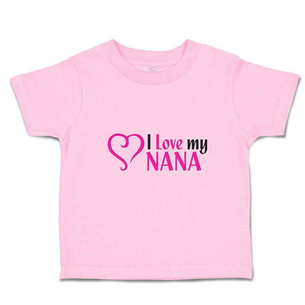 Toddler Clothes I Love My Nana Toddler Shirt Baby Clothes Cotton