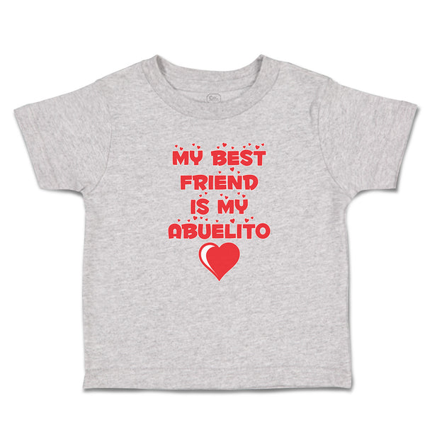 Toddler Clothes My Best Friend Is My Abuelito Toddler Shirt Baby Clothes Cotton