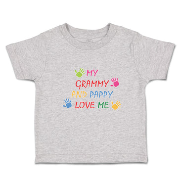 Toddler Clothes My Grammy and Pappy Love Me Toddler Shirt Baby Clothes Cotton