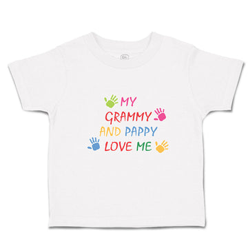 Toddler Clothes My Grammy and Pappy Love Me Toddler Shirt Baby Clothes Cotton