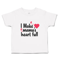 Toddler Clothes I Make Mama's Heart Full Toddler Shirt Baby Clothes Cotton