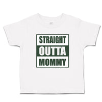 Toddler Clothes Straight Outta Mommy Toddler Shirt Baby Clothes Cotton