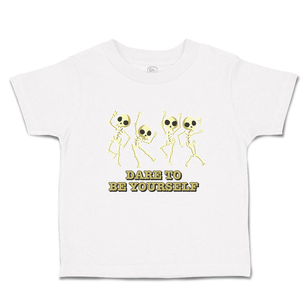 Toddler Clothes Dare to Be Yourself Toddler Shirt Baby Clothes Cotton