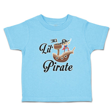Cute Toddler Clothes Wooden Ship and Pirate in Search of Treasure Chests Cotton