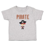Cute Toddler Clothes Pirate Boy Character Toddler Shirt Baby Clothes Cotton