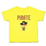 Cute Toddler Clothes Pirate Boy Character Toddler Shirt Baby Clothes Cotton