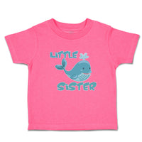 Toddler Girl Clothes Little Sister and An Cute Dolphin Toddler Shirt Cotton