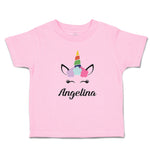 Toddler Girl Clothes Angelina Your Name Cute Unicorn Toddler Shirt Cotton