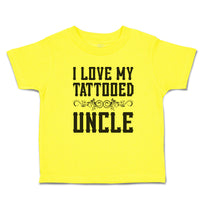 Cute Toddler Clothes I Love My Tattooed Uncle Toddler Shirt Baby Clothes Cotton