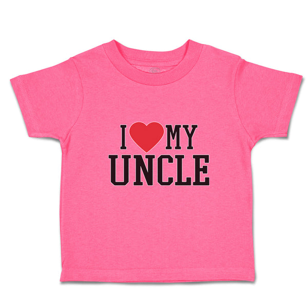 Toddler Girl Clothes I Love My Uncle Toddler Shirt Baby Clothes Cotton