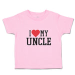 Toddler Girl Clothes I Love My Uncle Toddler Shirt Baby Clothes Cotton