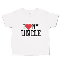 Toddler Girl Clothes I Love My Uncle Toddler Shirt Baby Clothes Cotton