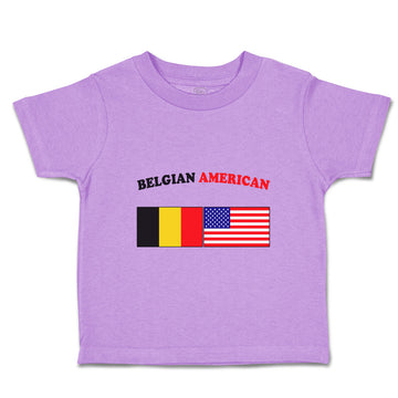 Toddler Clothes Belgian American Countries Toddler Shirt Baby Clothes Cotton