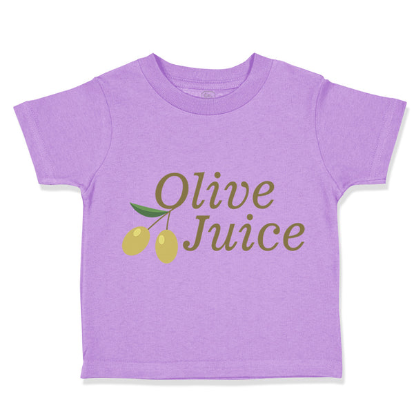 Toddler Clothes Olive Juice Funny Humor Toddler Shirt Baby Clothes Cotton