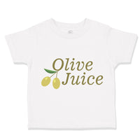 Toddler Clothes Olive Juice Funny Humor Toddler Shirt Baby Clothes Cotton