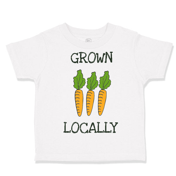 Toddler Clothes 3 Carrots Grown Locally Vegetables Toddler Shirt Cotton